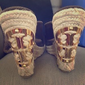 Tory Burch Shoes and Clutch